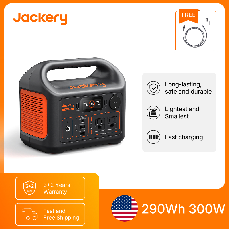Outdoor Power Source - Jackery Portable Power Station Explorer 300New