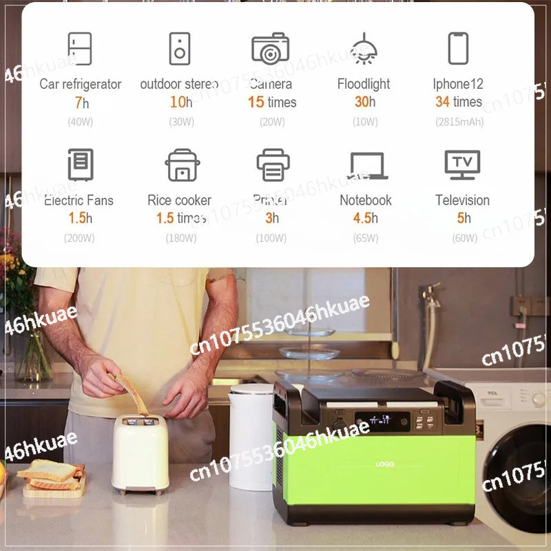 1500watt Portable Power Bank P - Outdoor Power Bank With Ac Outlet のレビューと価格