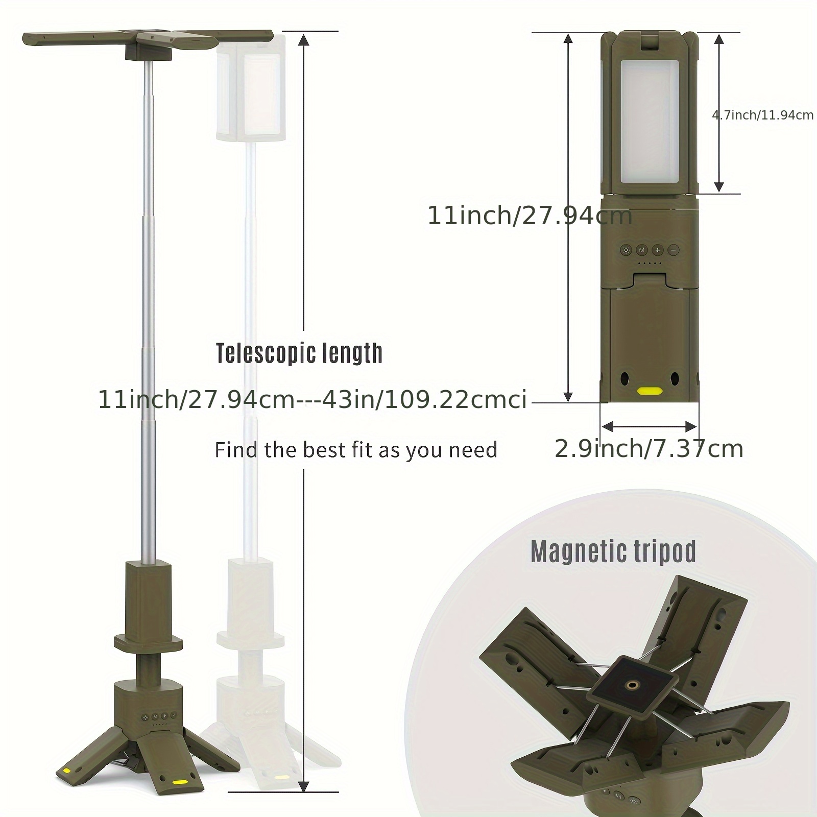 Camping Lantern, 14000mAh Rech - Outdoor Power Brush のレビューと価格
