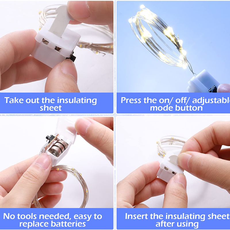 LED String Lights Battery Powe - Outdoor Power For Wedding のレビューと価格