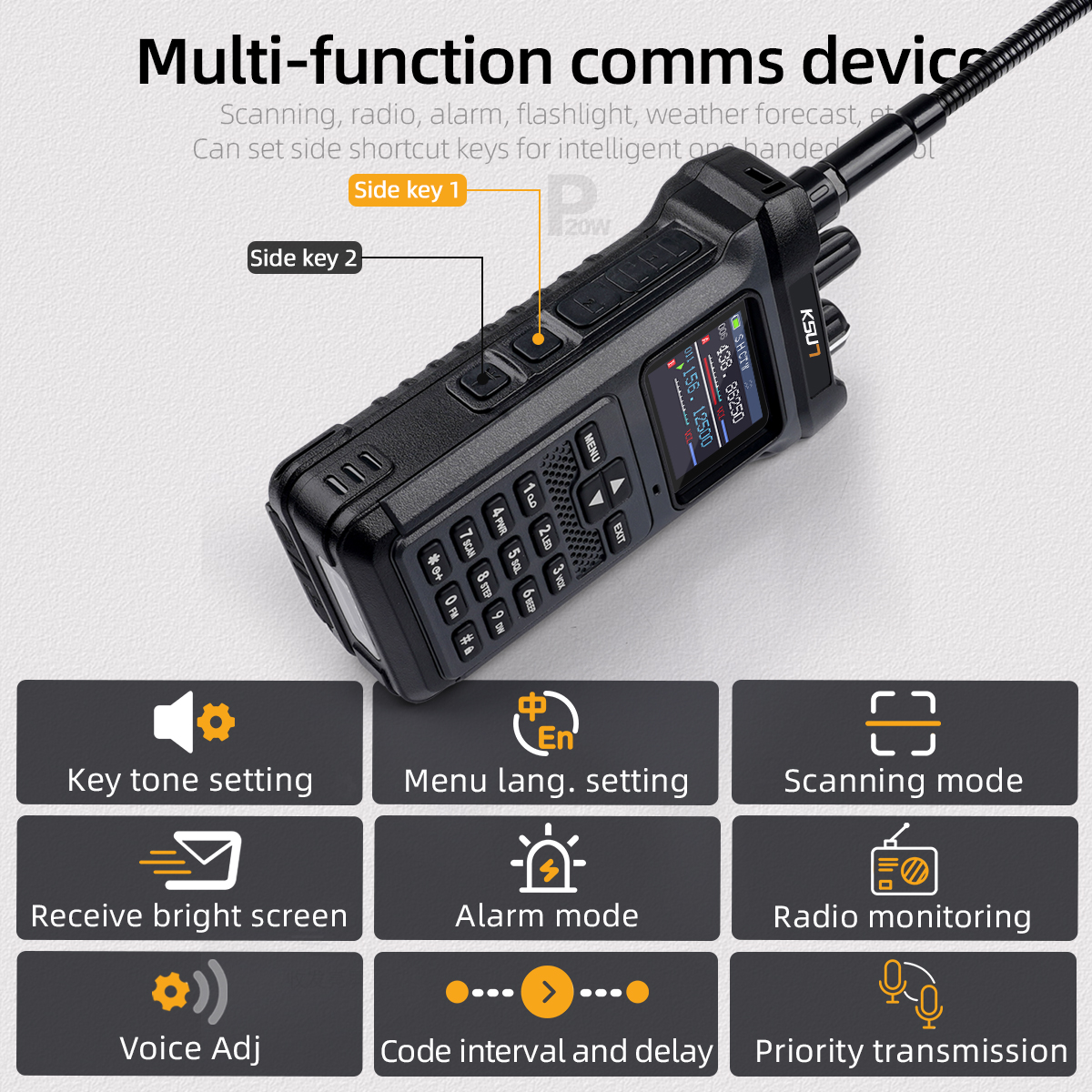 UV119D VHF UHF Dual Band Ham R - Outdoor Power Source のレビューと価格