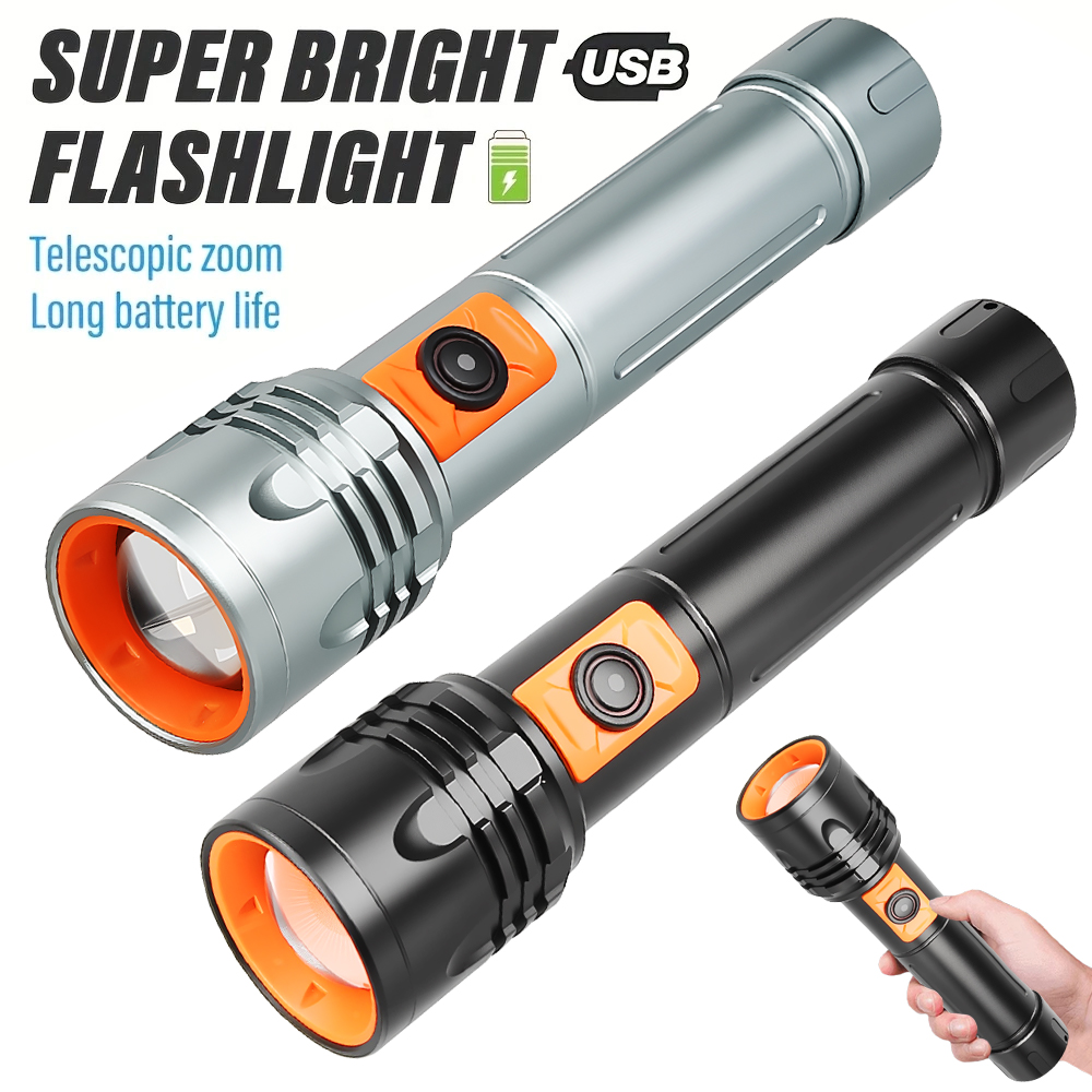 High Power LED Flashlight USB  - Outdoor Power Usb のレビューと価格