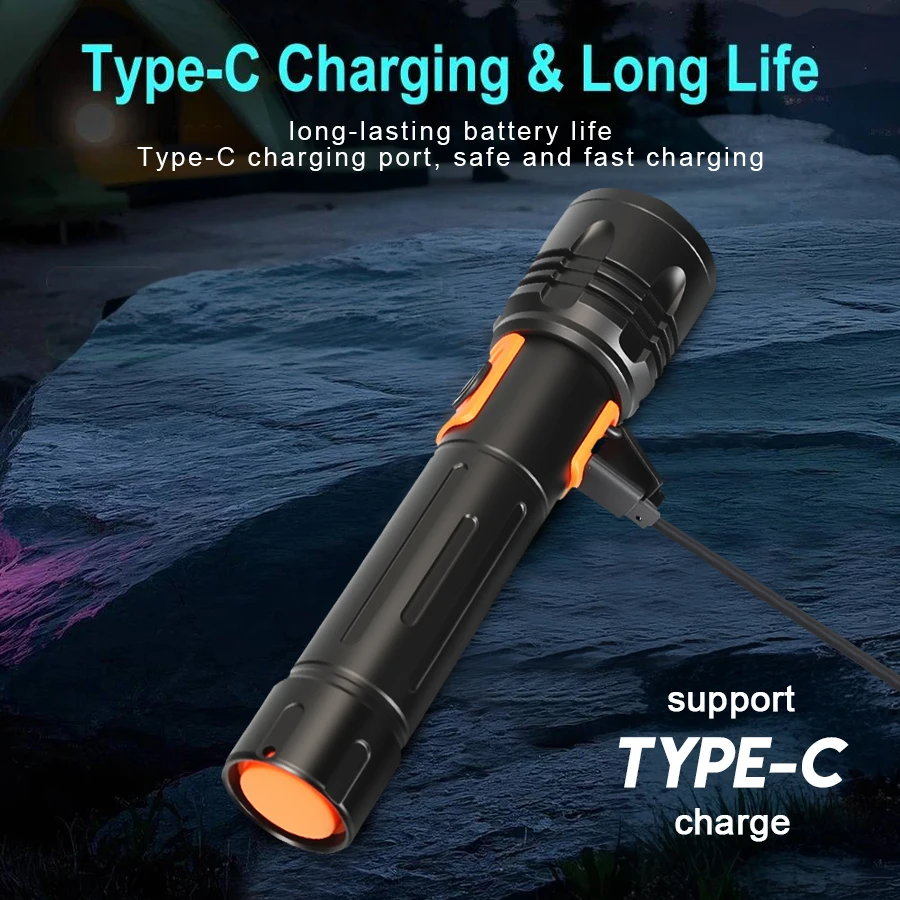 High Power LED Flashlight USB  - Outdoor Power Usb のレビューと価格