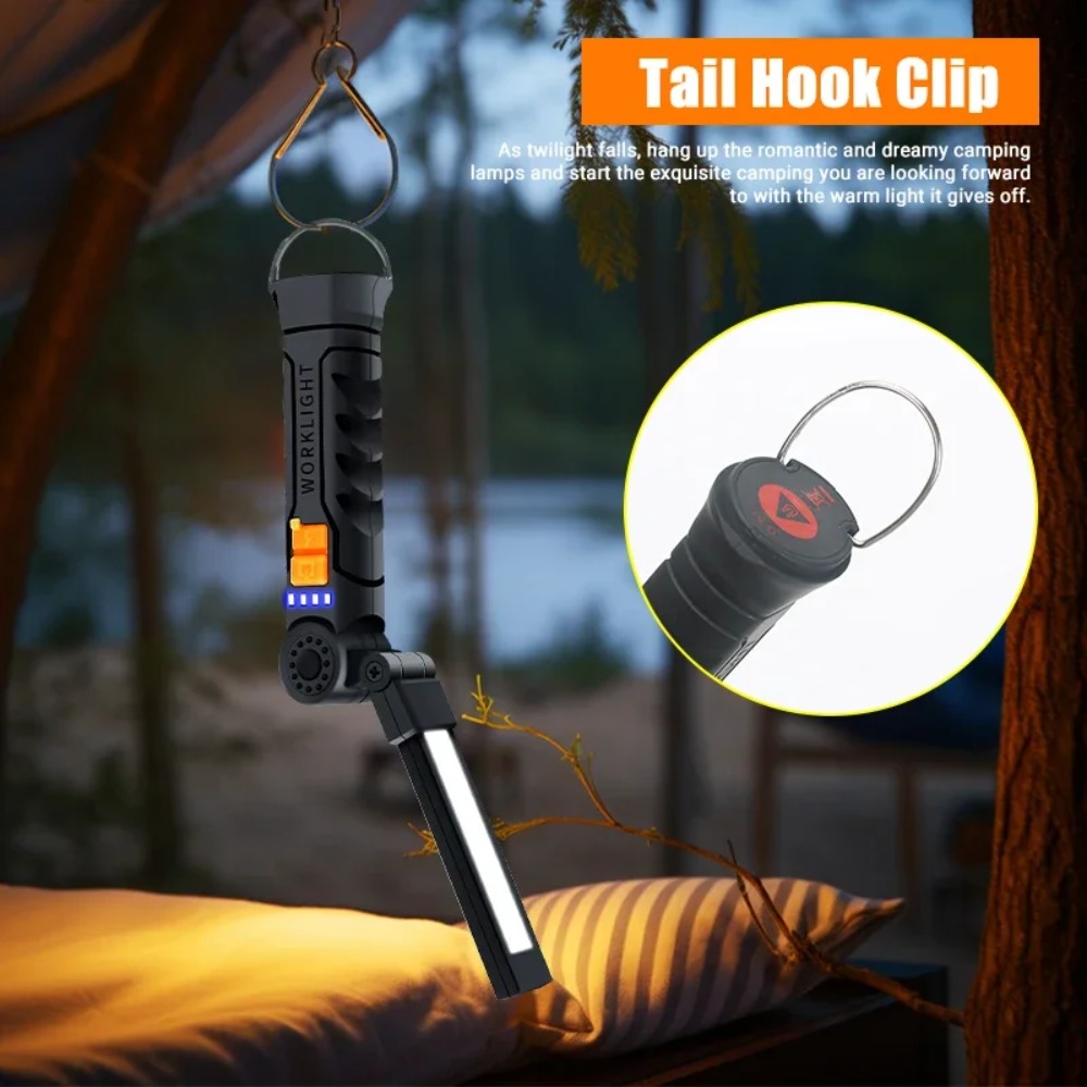Portable COB LED Flashlight US - Outdoor Usb Power Bank のレビューと価格