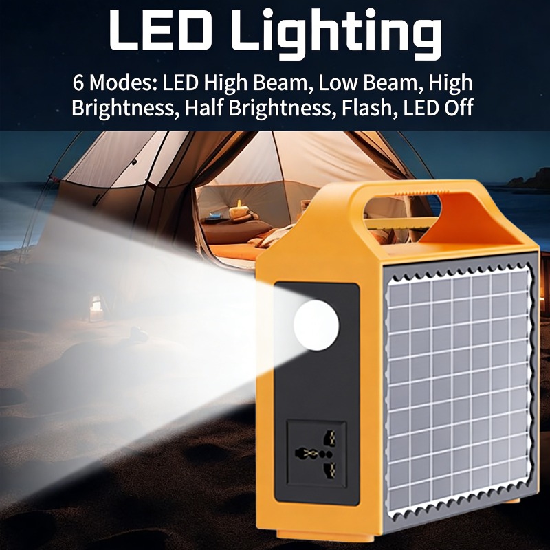 150W Portable Solar Power Stat - Outdoor Power Source のレビューと価格