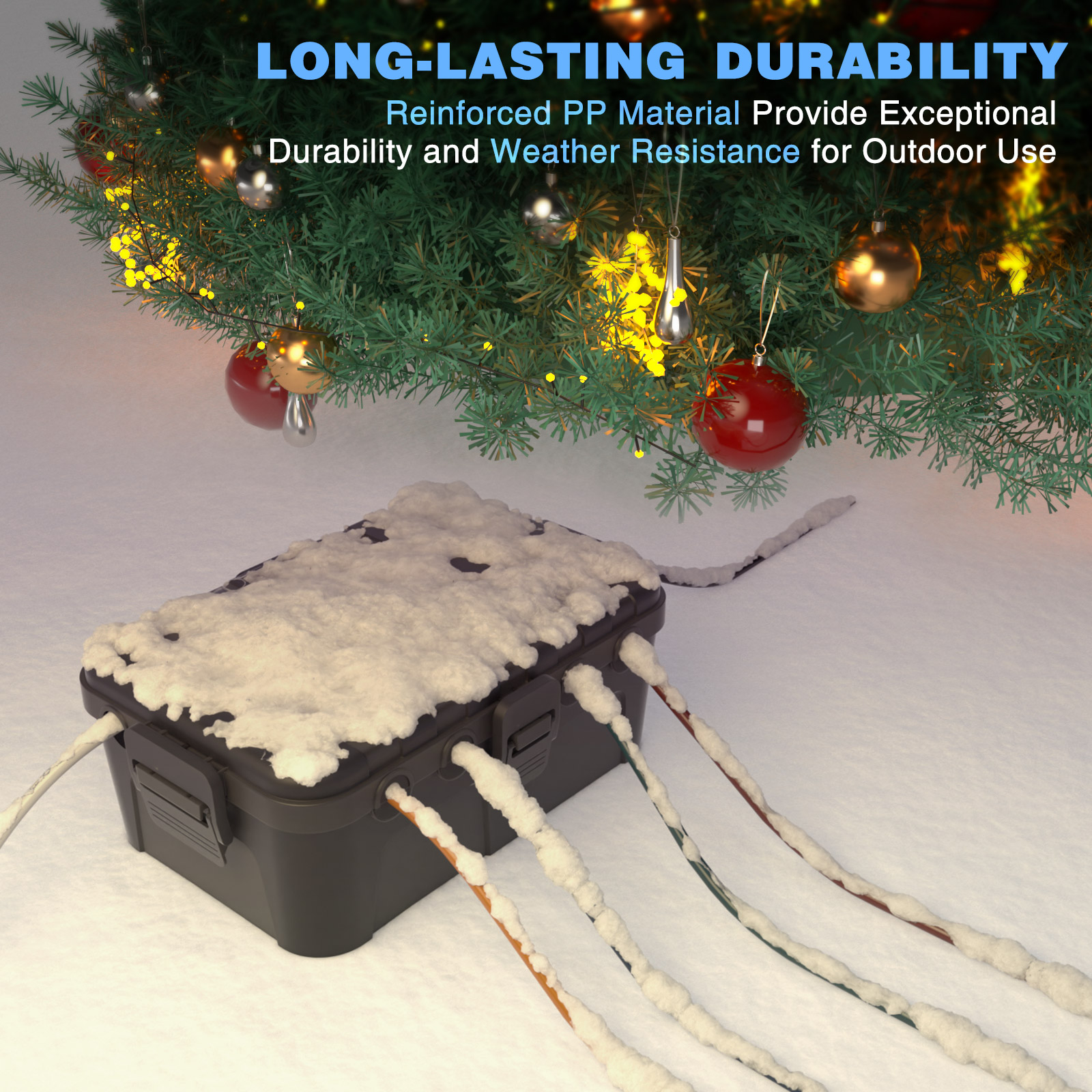 32x22x13cm Waterproof Cable Bo - Outdoor Use Power Strip のレビューと価格