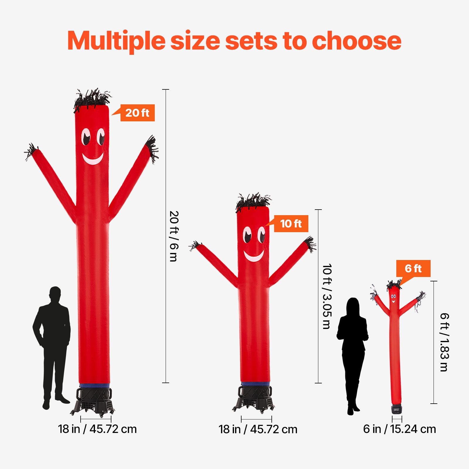 Inflatable Tube Man Set, 10 ft - Outdoor Power Wheels のレビューと価格