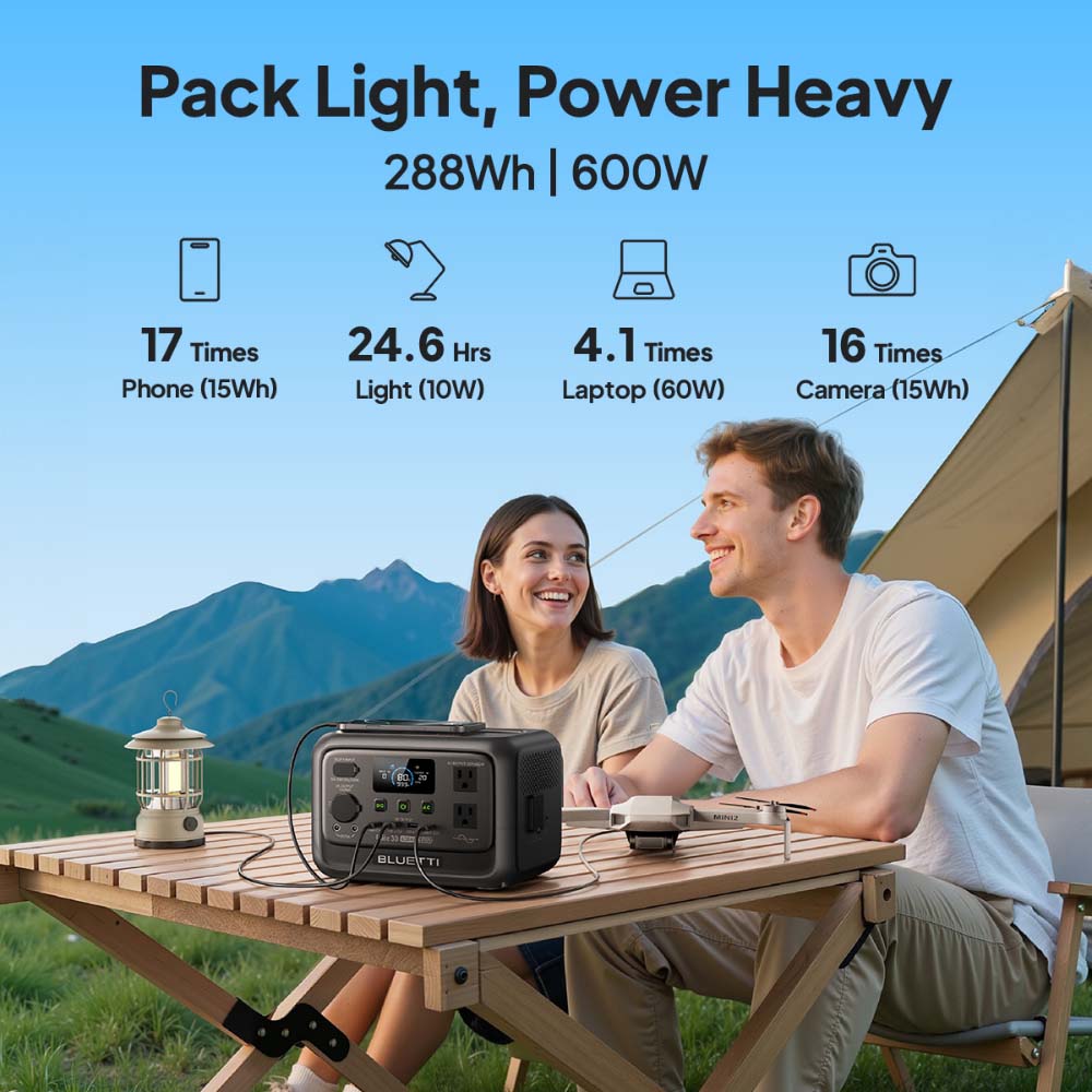 【Renew】BLUETTI Elite 30 V2 Por - Outdoor Power Source のレビューと価格