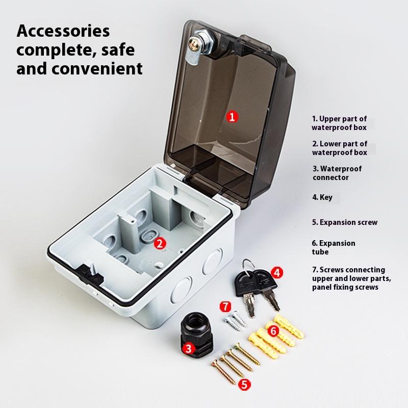 Outdoor 86 Type Open-mounted S - Outdoor Power Socket With Lock のレビューと価格