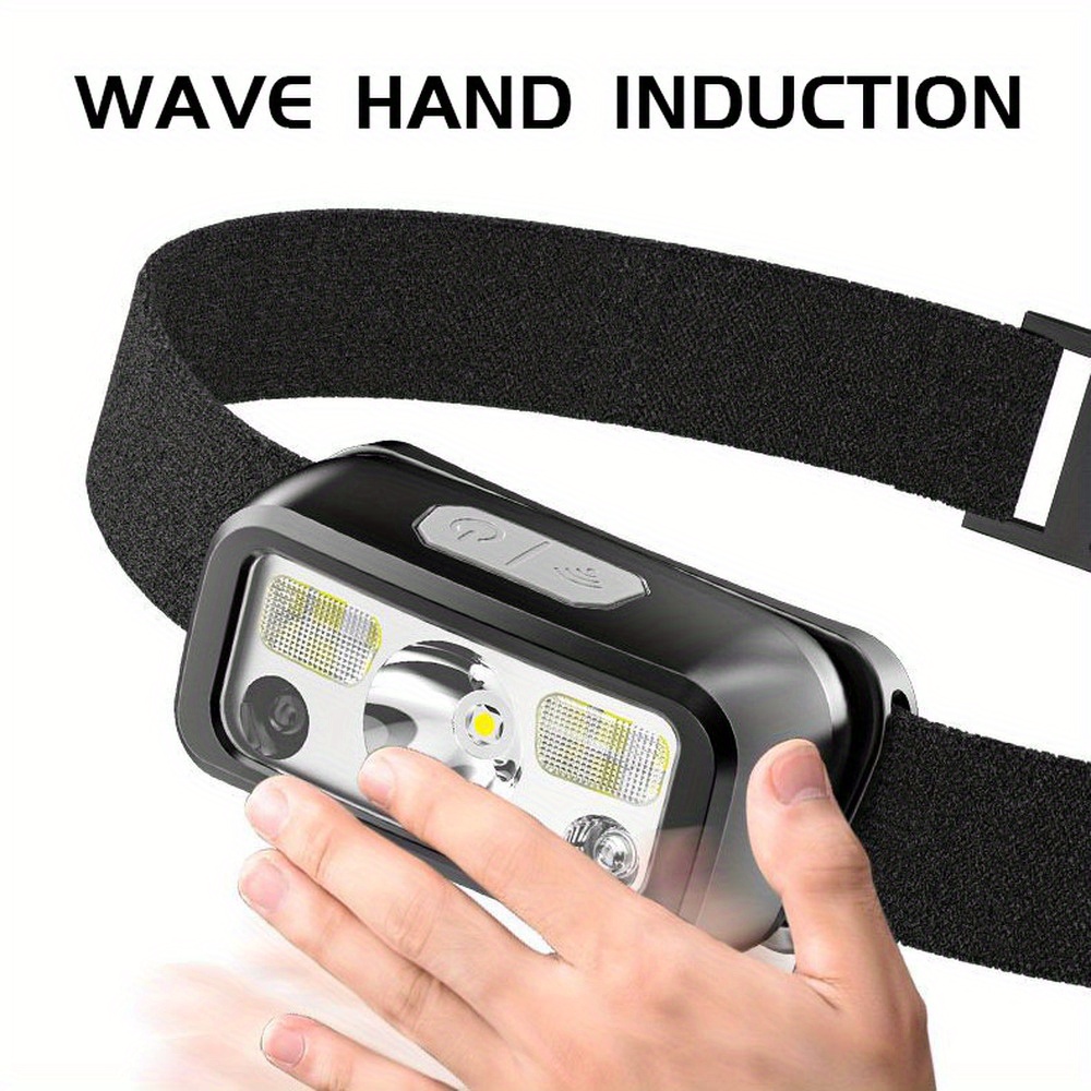 Powerful COB LED Sensor Headla - Outdoor Power Usb のレビューと価格