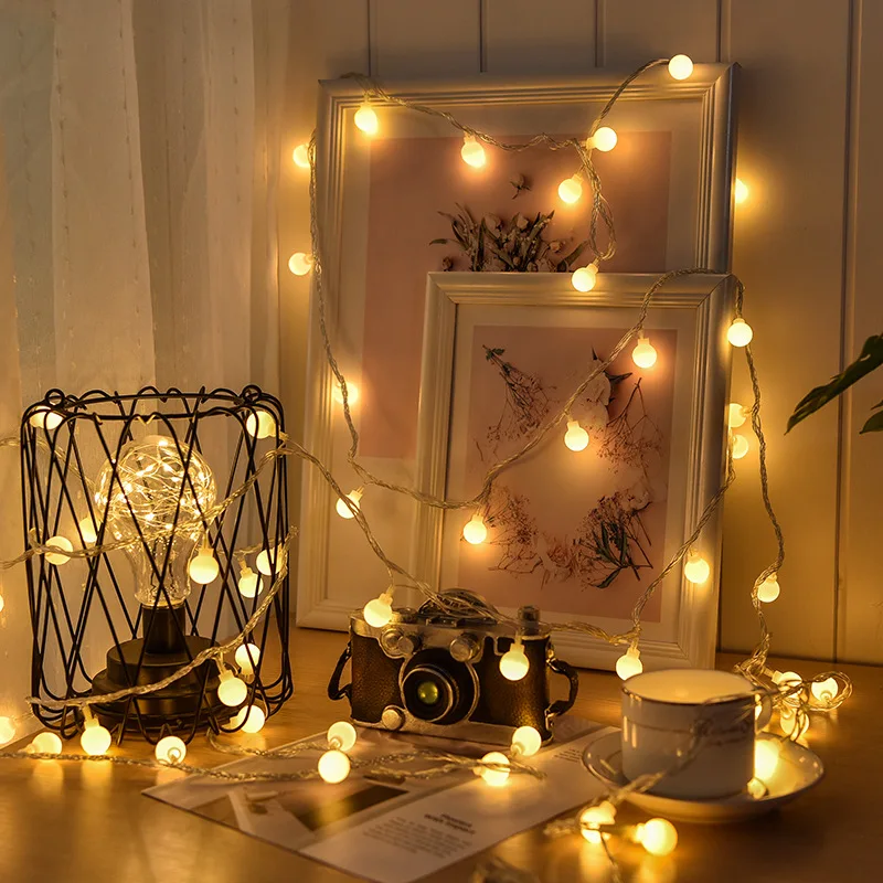 10M USB/Battery Power Ball LED - Outdoor Power For Wedding のレビューと価格