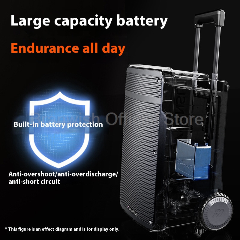 80W Powerful IPX-2 Sound Box P - Outdoor Power Wheels のレビューと価格