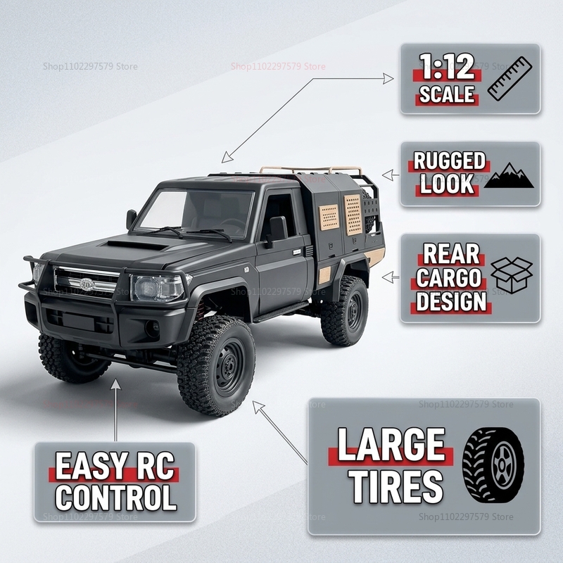 MN82 MN82S RC Crawler Truck 1/ - Outdoor Power Brush のレビューと価格