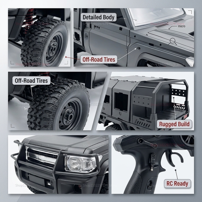 MN82 MN82S RC Crawler Truck 1/ - Outdoor Power Brush のレビューと価格