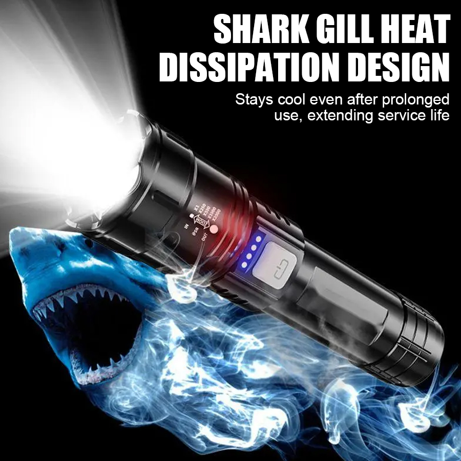 High Power P50 LED Flashlight  - Outdoor Power Usb のレビューと価格