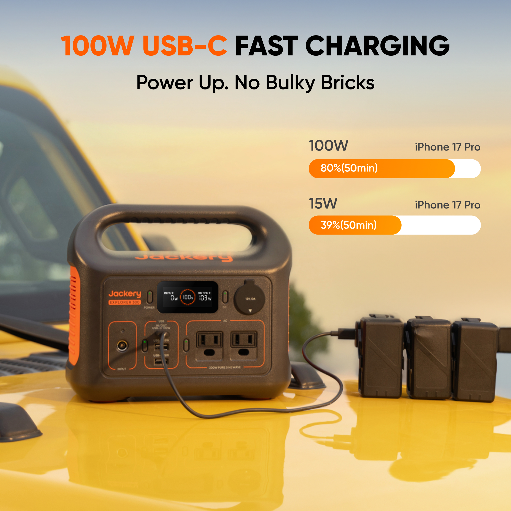 Jackery Portable Power Station - Outdoor Power Source のレビューと価格
