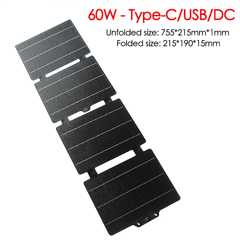 30W 60W Foldable Solar Panel B - Outdoor Usb Power Bank のレビューと価格