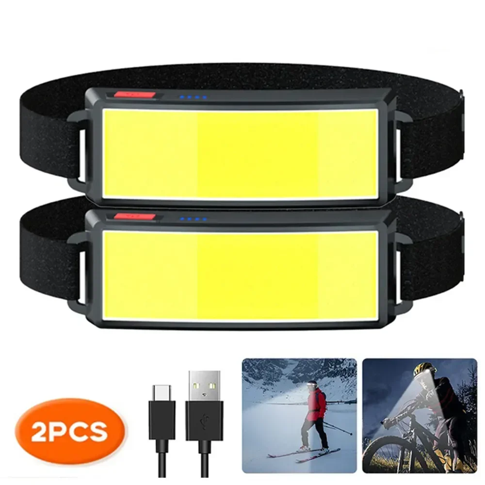 COB Portable LED Headlights Ou - Outdoor Usb Power Bank のレビューと価格