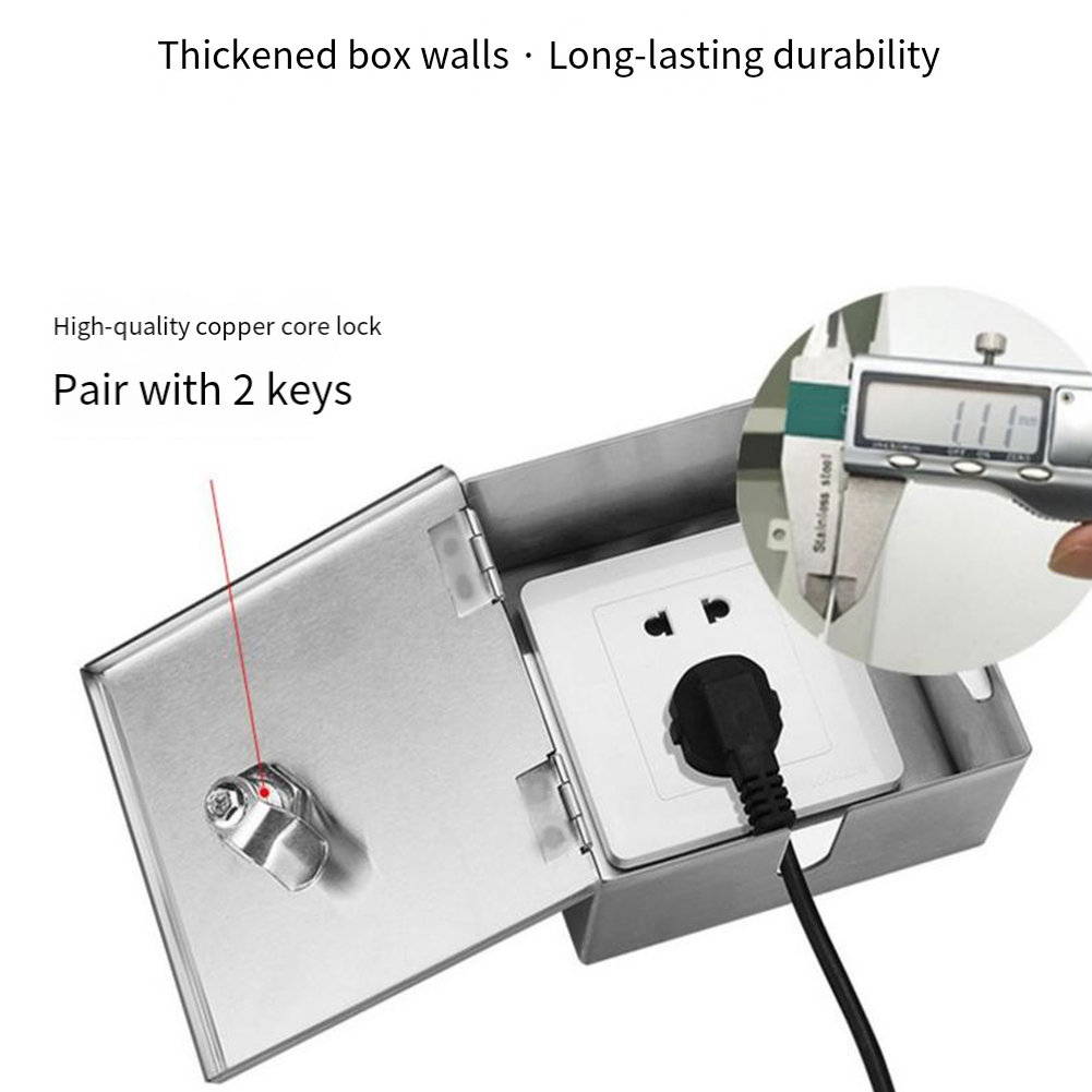 Stainless Steel Outdoor Electr - Outdoor Power Socket With Lock のレビューと価格