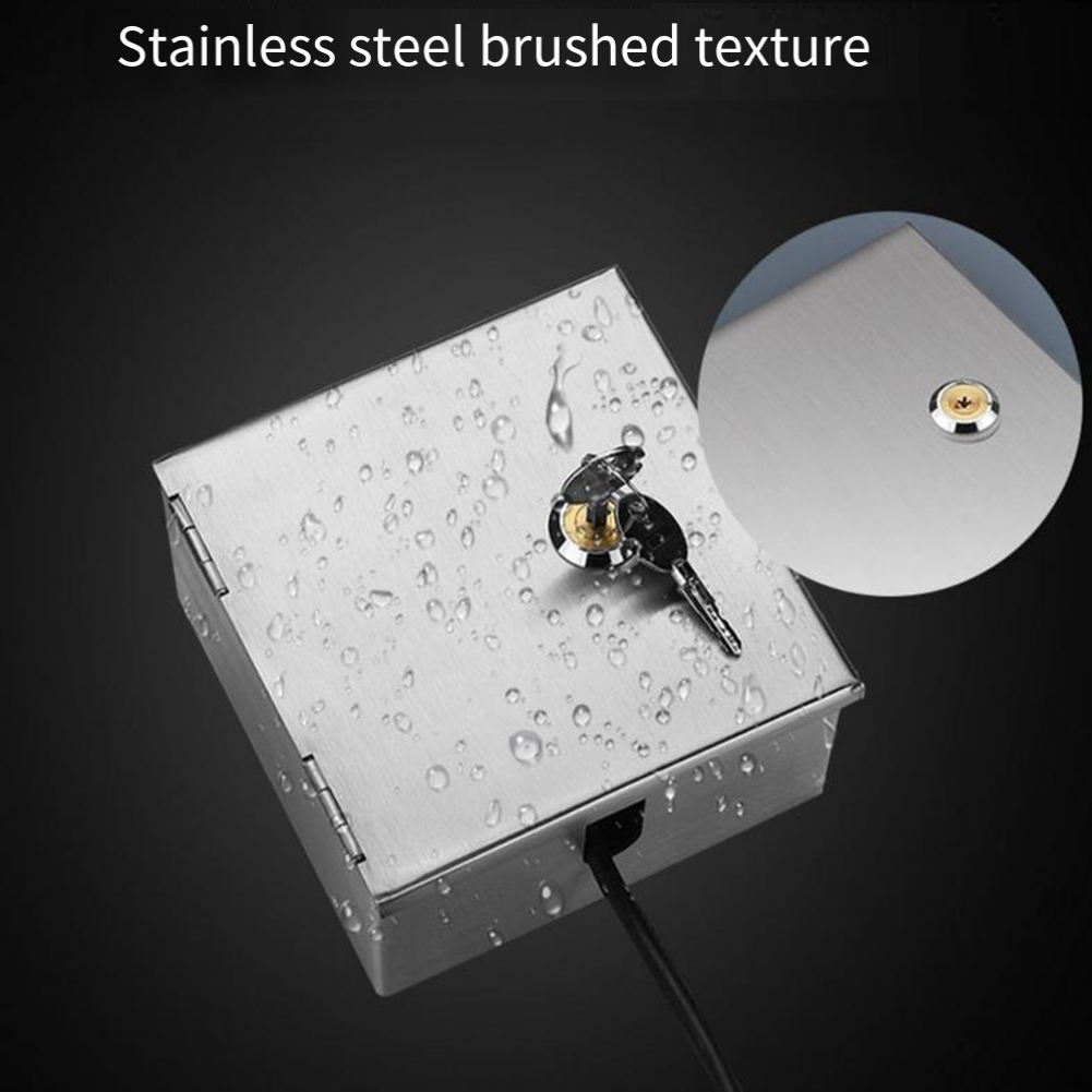 Stainless Steel Outdoor Electr - Outdoor Power Socket With Lock のレビューと価格