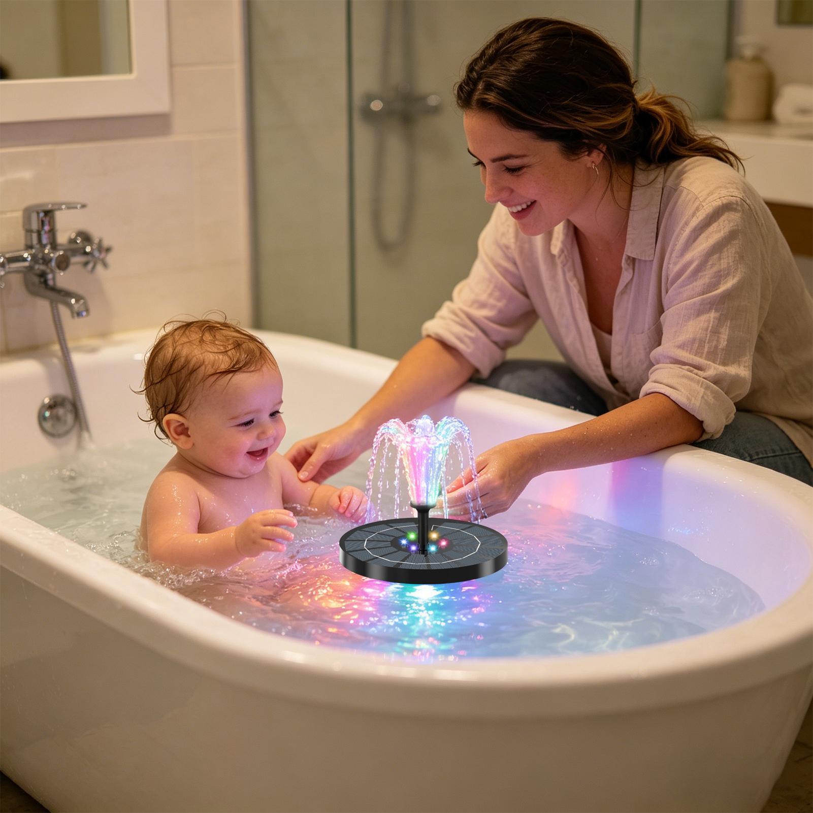 Bird Bath Fountain with Lights - Outdoor Power Source のレビューと価格