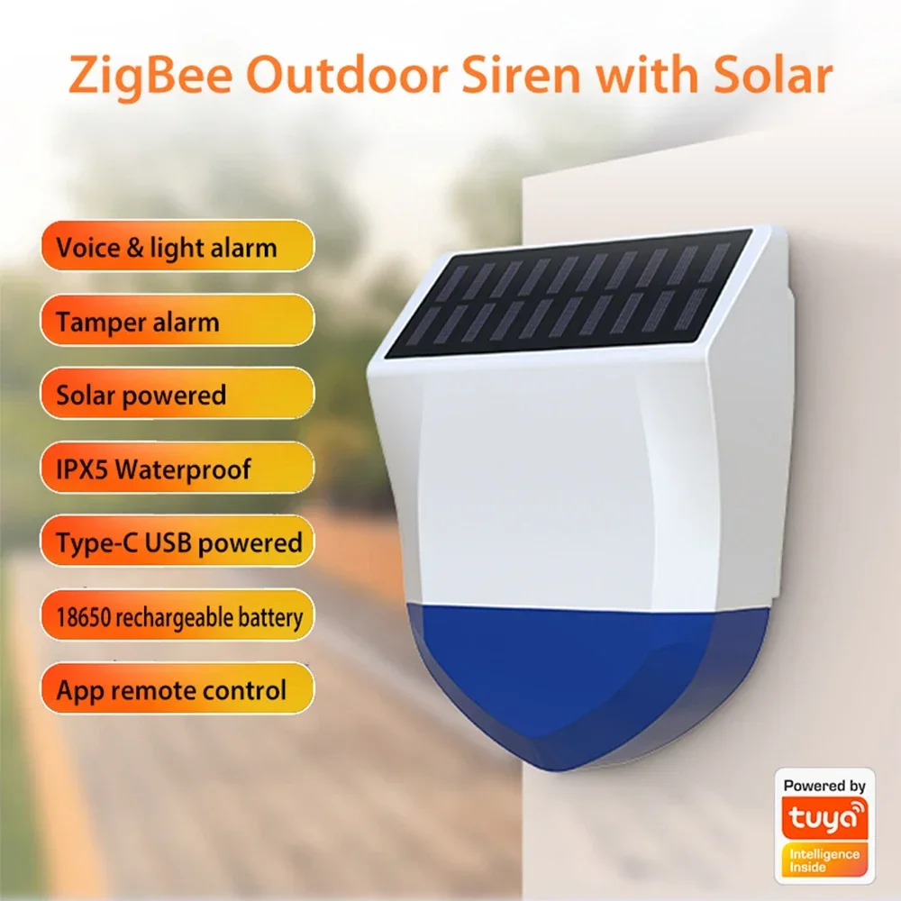 Tuya Smart Zigbee/Wifi Siren A - Outdoor Power Source のレビューと価格
