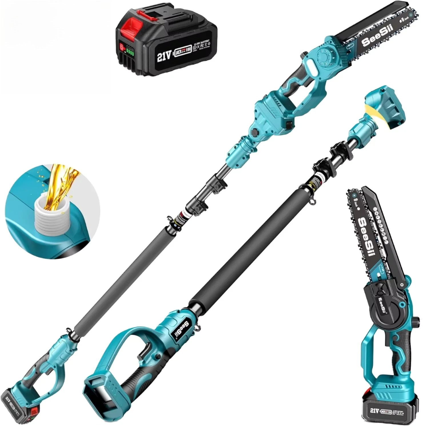 Garden Work Telescopic Pole Ch - Electric Chainsaw Battery のレビューと価格