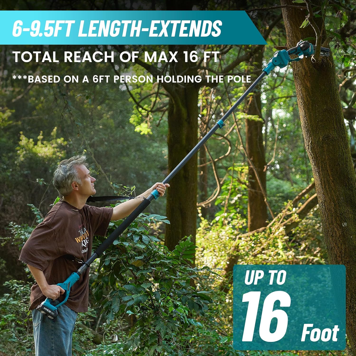 Garden Work Telescopic Pole Ch - Electric Chainsaw Battery のレビューと価格