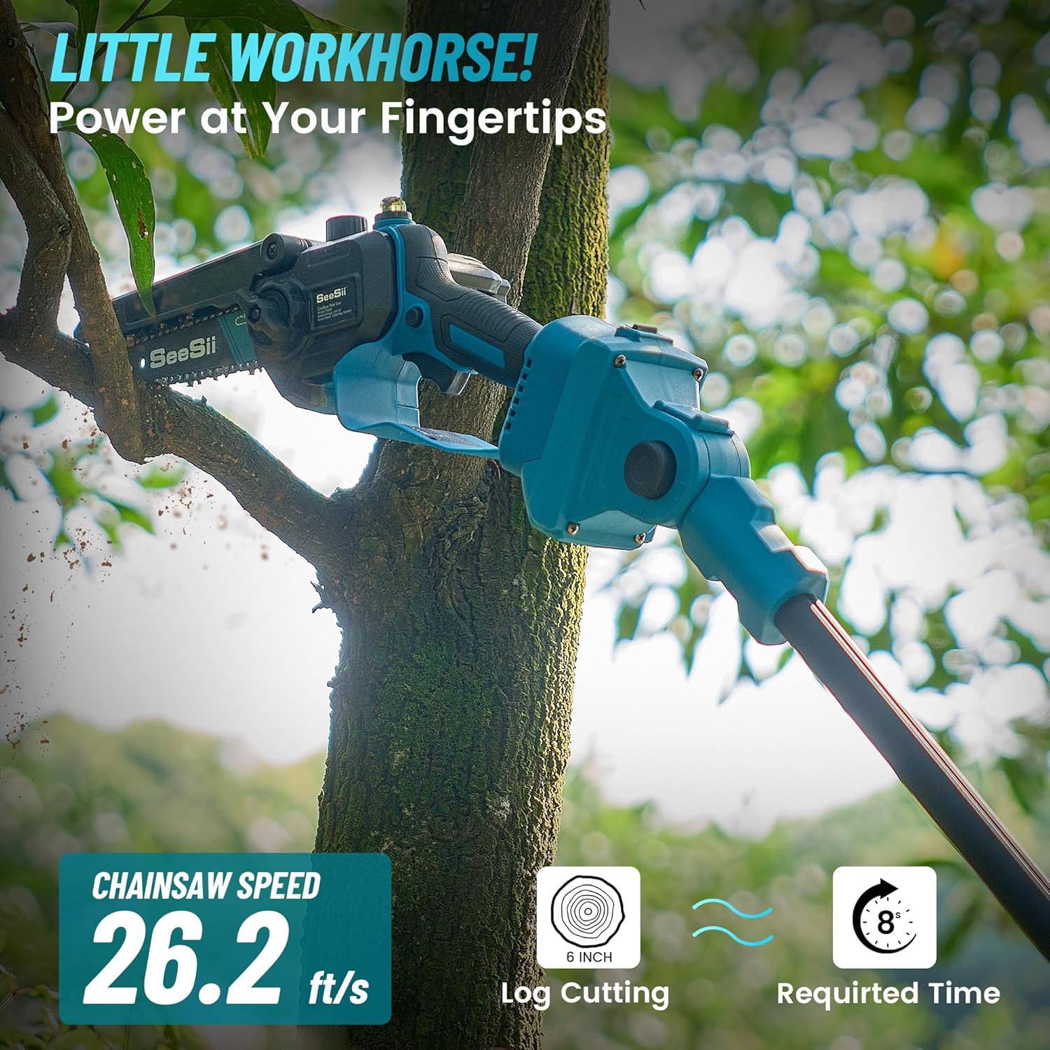 Garden Work Telescopic Pole Ch - Electric Chainsaw Battery のレビューと価格
