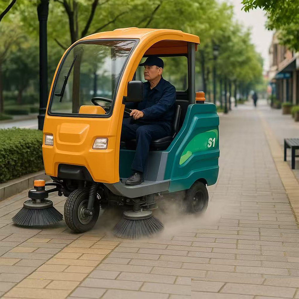 14000m²/h Battery-Powered Ride - Outdoor Power Brush のレビューと価格
