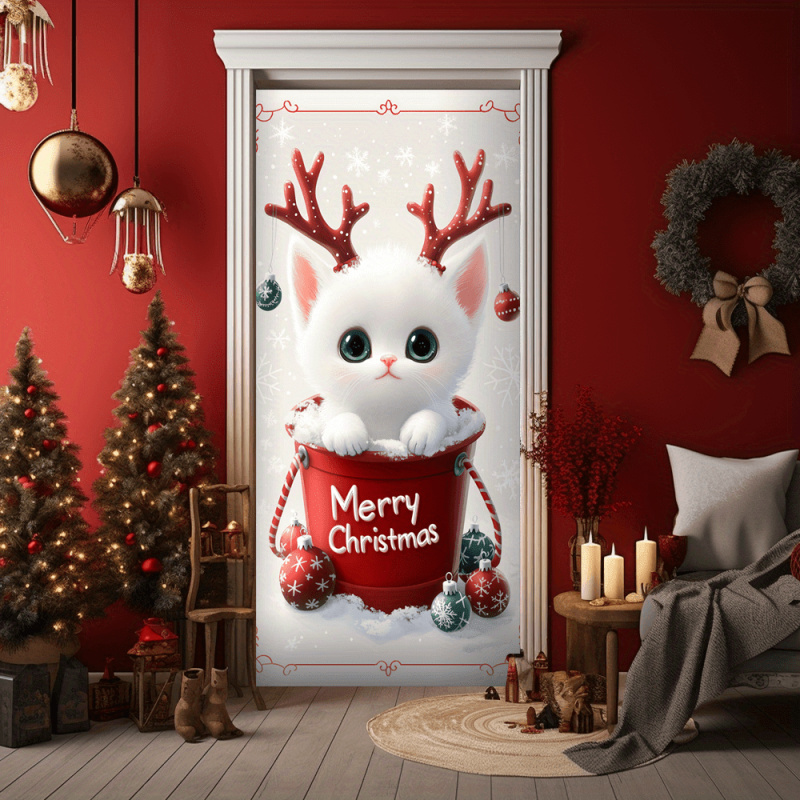 1pc2D flat, Christmas cat door - Outdoor Power For Wedding のレビューと価格