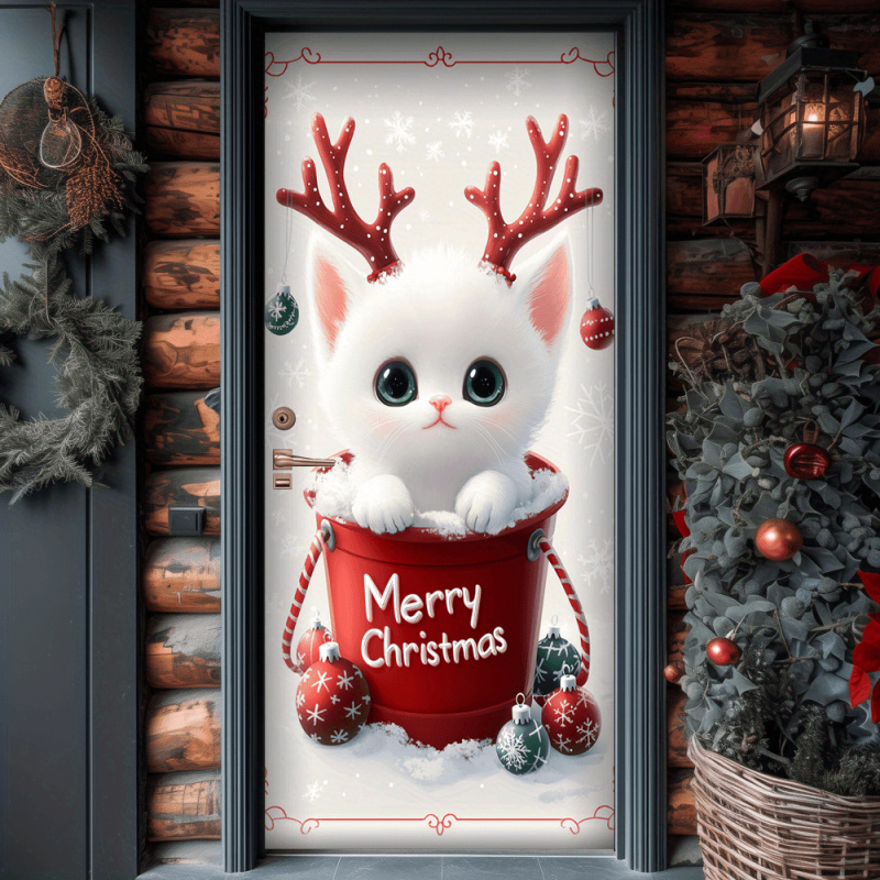 1pc2D flat, Christmas cat door - Outdoor Power For Wedding のレビューと価格