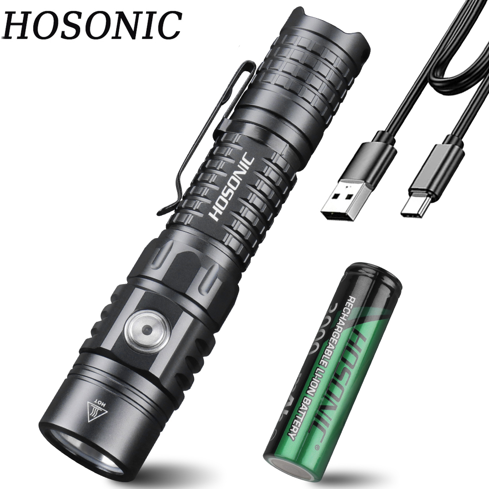 HOSONIC EC16 EDC Flashlight 17 - Outdoor Power Usb のレビューと価格