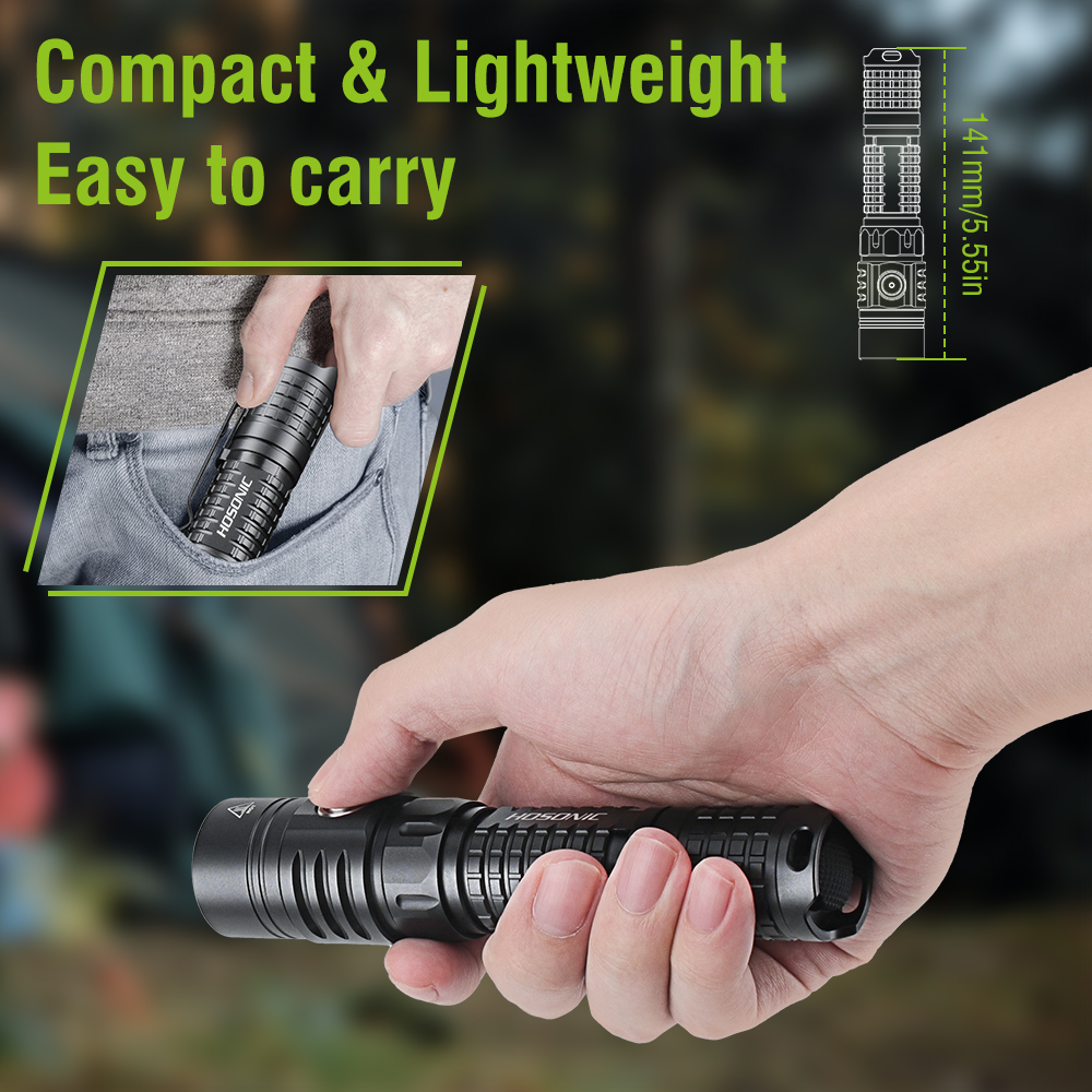 HOSONIC EC16 EDC Flashlight 17 - Outdoor Power Usb のレビューと価格