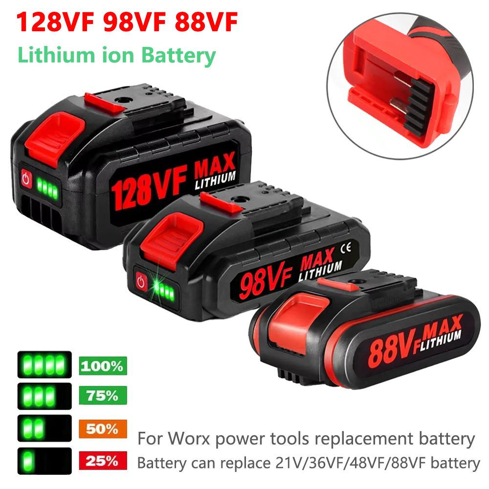18V 21V 128VF 98VF Rechargeabl - Electric Chainsaw Battery のレビューと価格