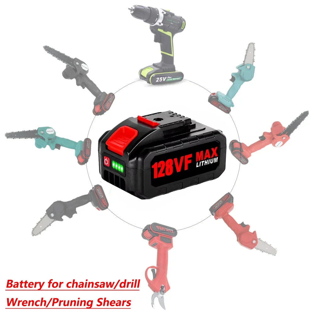 18V 21V 128VF 98VF Rechargeabl - Electric Chainsaw Battery のレビューと価格