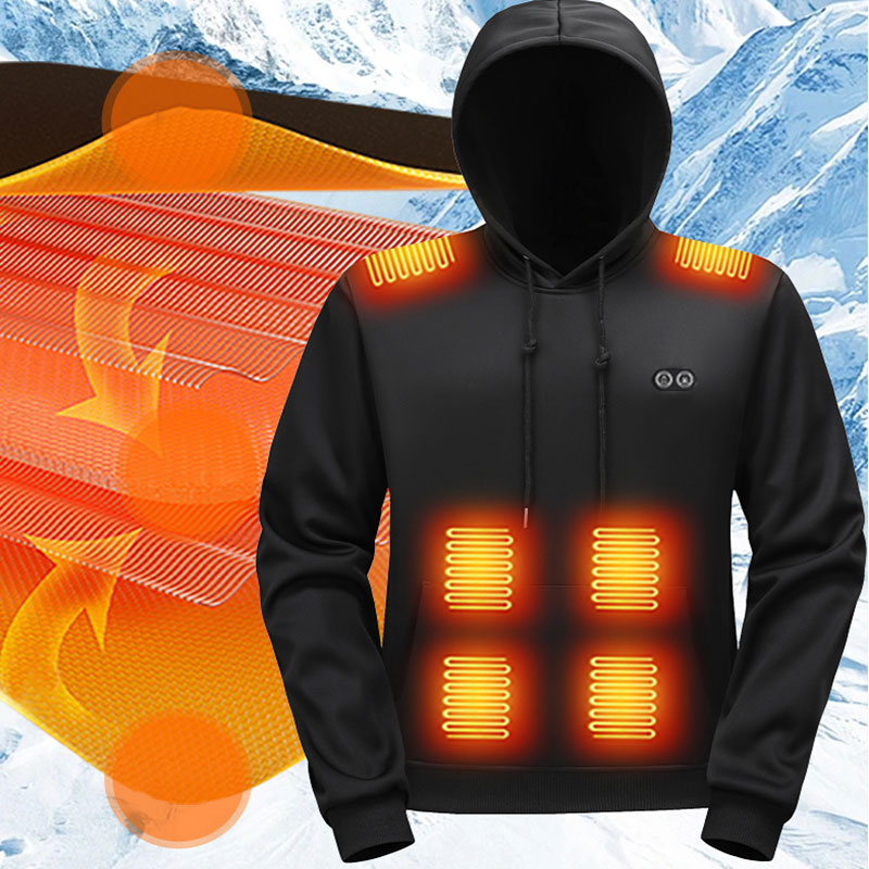 17 Zone Heating Hoodie Sweatsh - Outdoor Usb Power Bank のレビューと価格