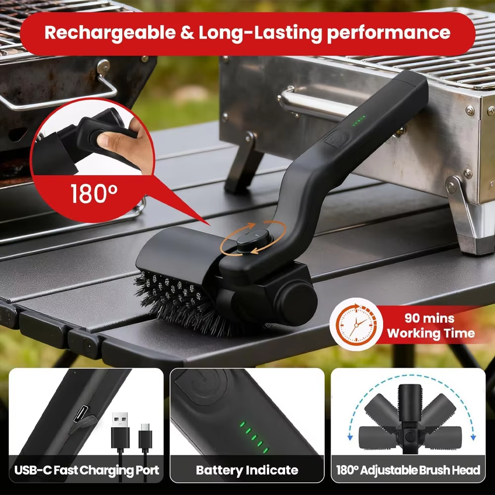 Electric BBQ Cleaner Brush Wir - Outdoor Power Brush のレビューと価格