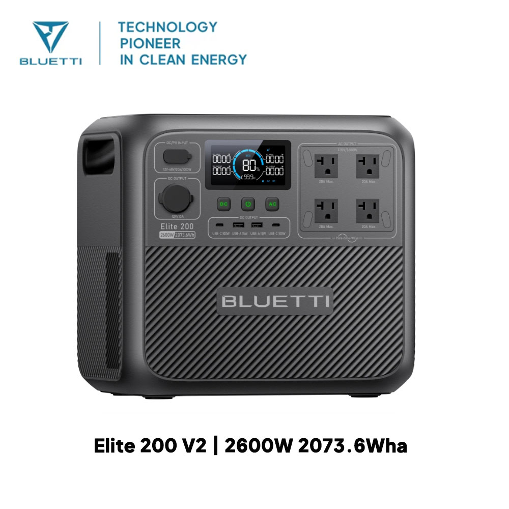 【Renew】BLUETTI Elite 200 V2 Po - Outdoor Power Source のレビューと価格