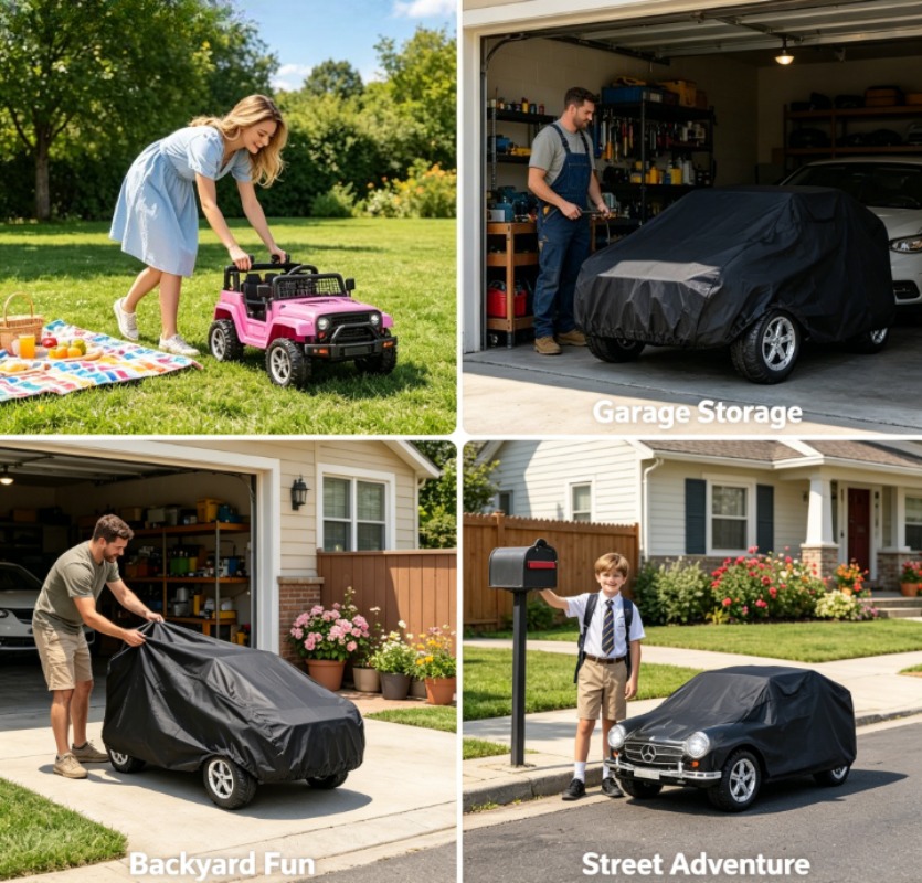 Outdoor Toy Car Cover 210D UV  - Outdoor Power Wheels のレビューと価格