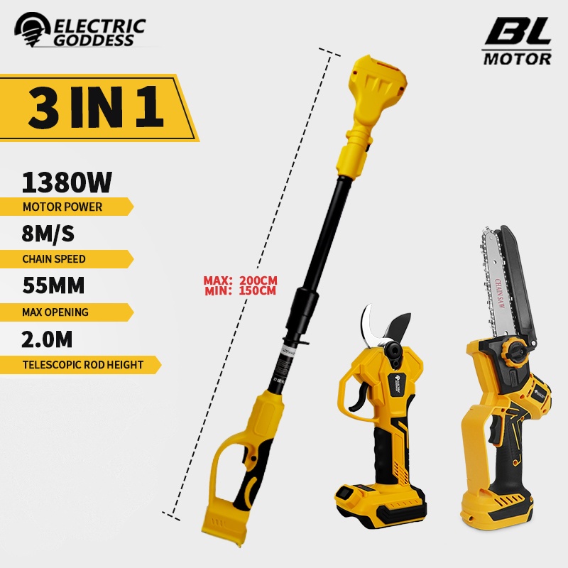 Brushless 6 Inch Electric Chai - Electric Chainsaw Battery のレビューと価格