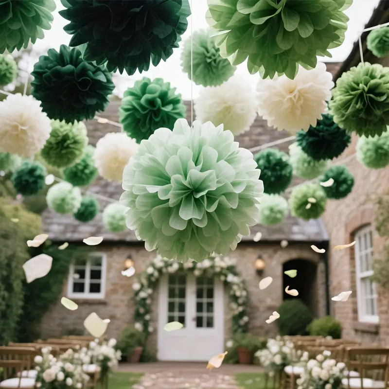 30 Pieces of Bohemian Style Gr - Outdoor Power For Wedding のレビューと価格