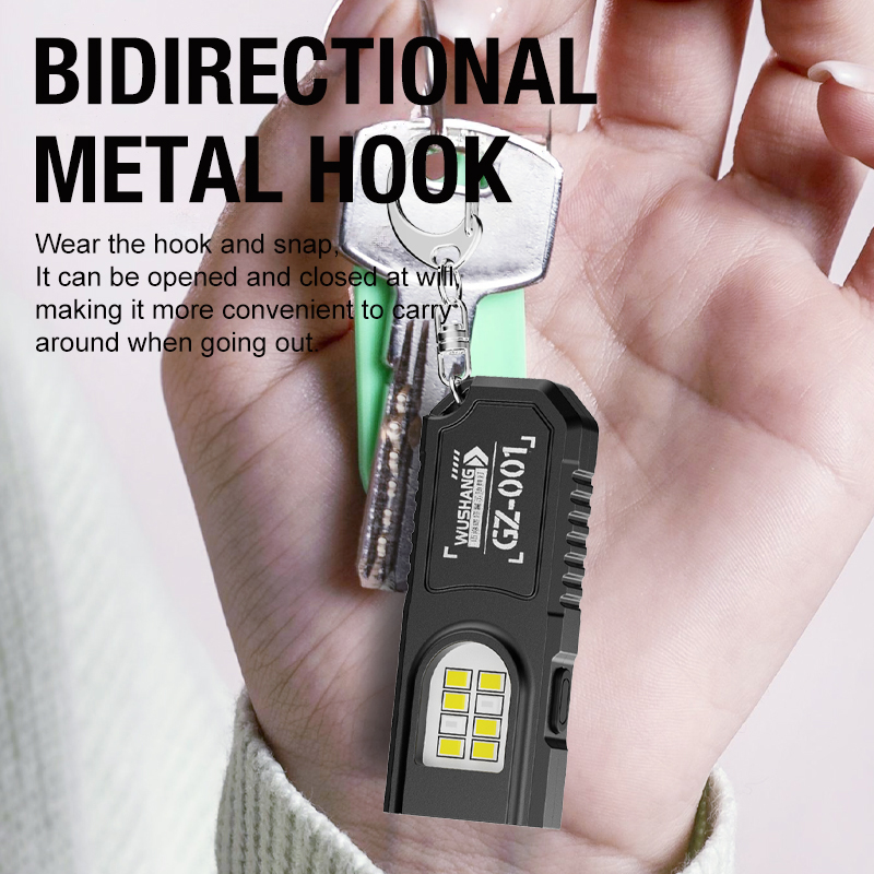 Portable Keychain LED COB Flas - Outdoor Power Usb のレビューと価格