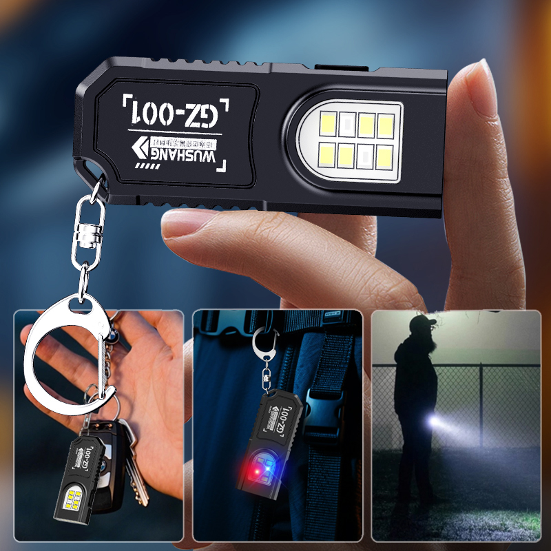 Portable Keychain LED COB Flas - Outdoor Power Usb のレビューと価格