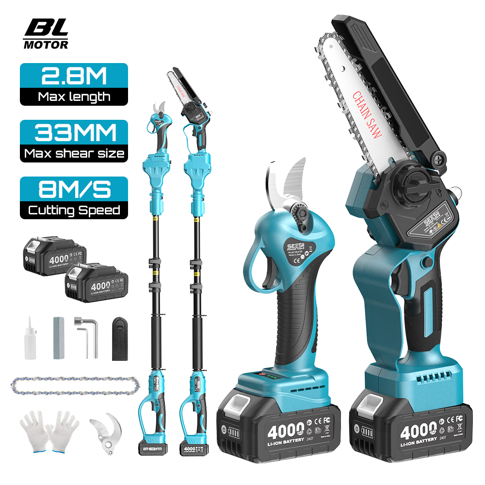 Seesii 3-in-1 Brushless Telesc - Electric Chainsaw Battery のレビューと価格
