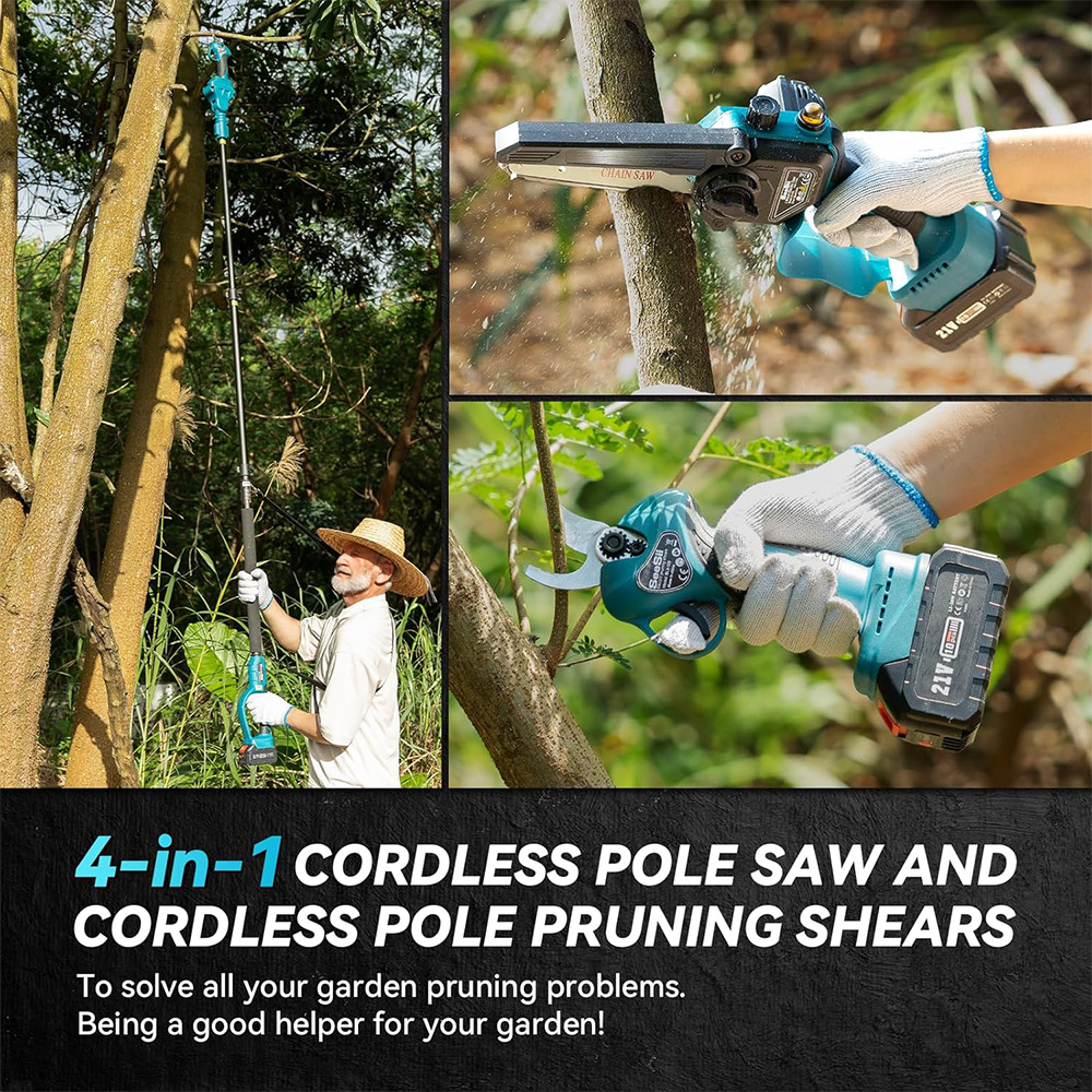 Seesii 3-in-1 Brushless Telesc - Electric Chainsaw Battery のレビューと価格