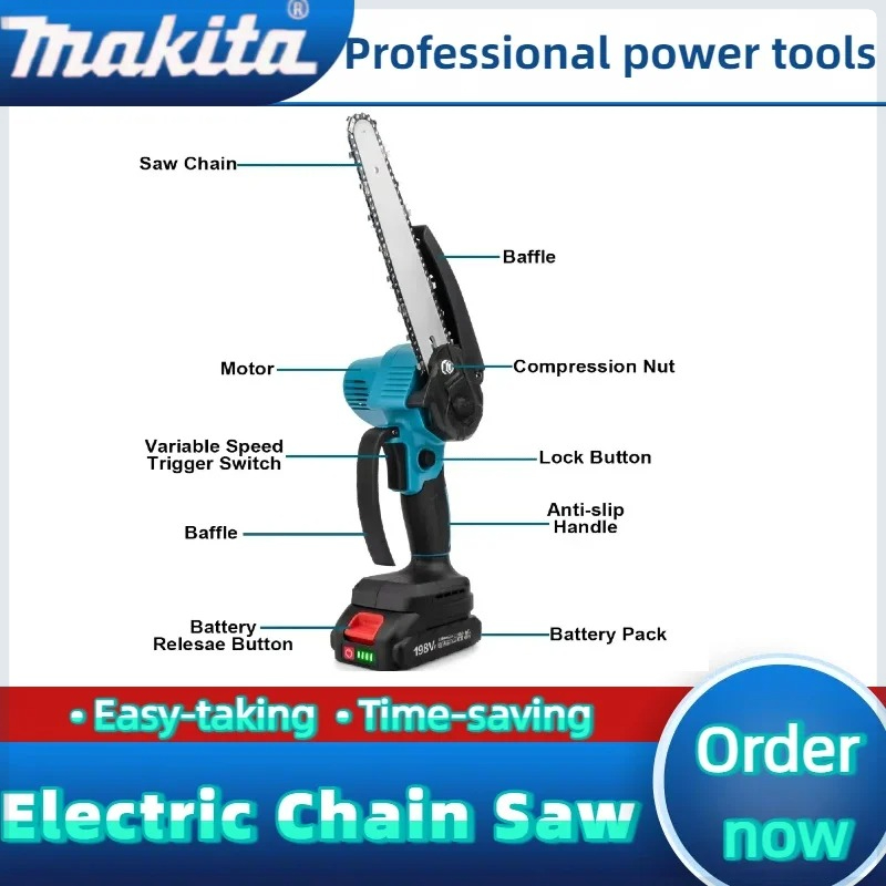 Makita 6 Inch Cordless Chain S - Electric Chainsaw Battery のレビューと価格
