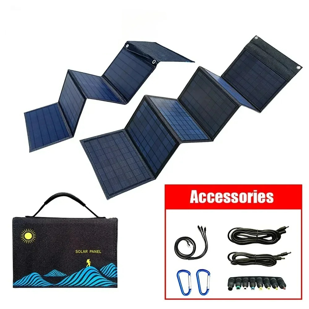 2024 New Portable Solar Panel  - Outdoor Power Source のレビューと価格