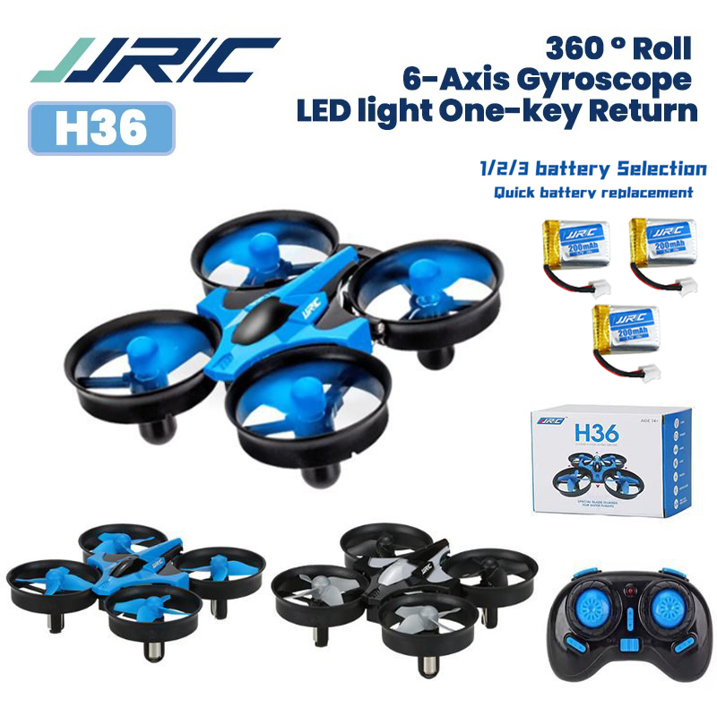 jjrc H36 Mini Drone 3D Flip He - Outdoor Power Brush のレビューと価格