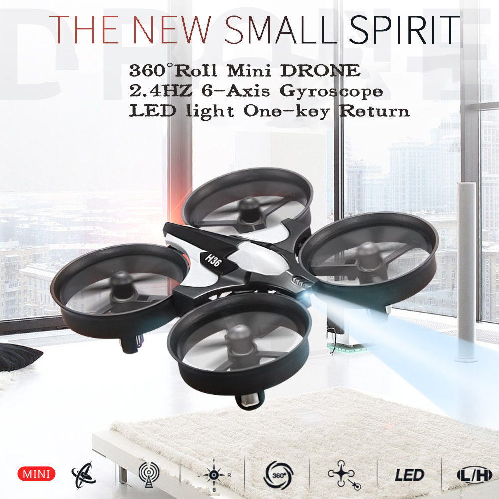 jjrc H36 Mini Drone 3D Flip He - Outdoor Power Brush のレビューと価格